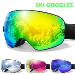 anti fog ski goggles with uv protection for men and women snowboard snow glasses