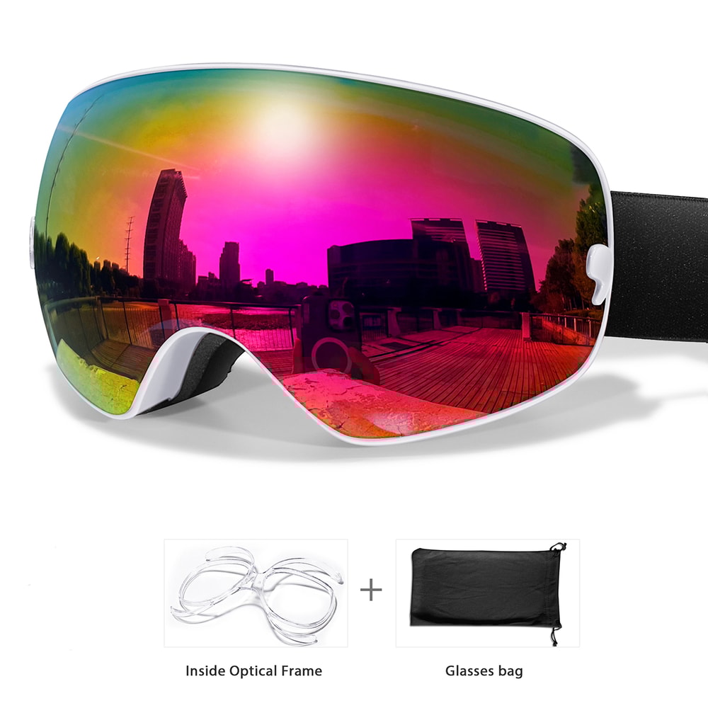 Anti Fog Ski Goggles With UV Protection For Men And Women Snowboard Snow Glasses 4