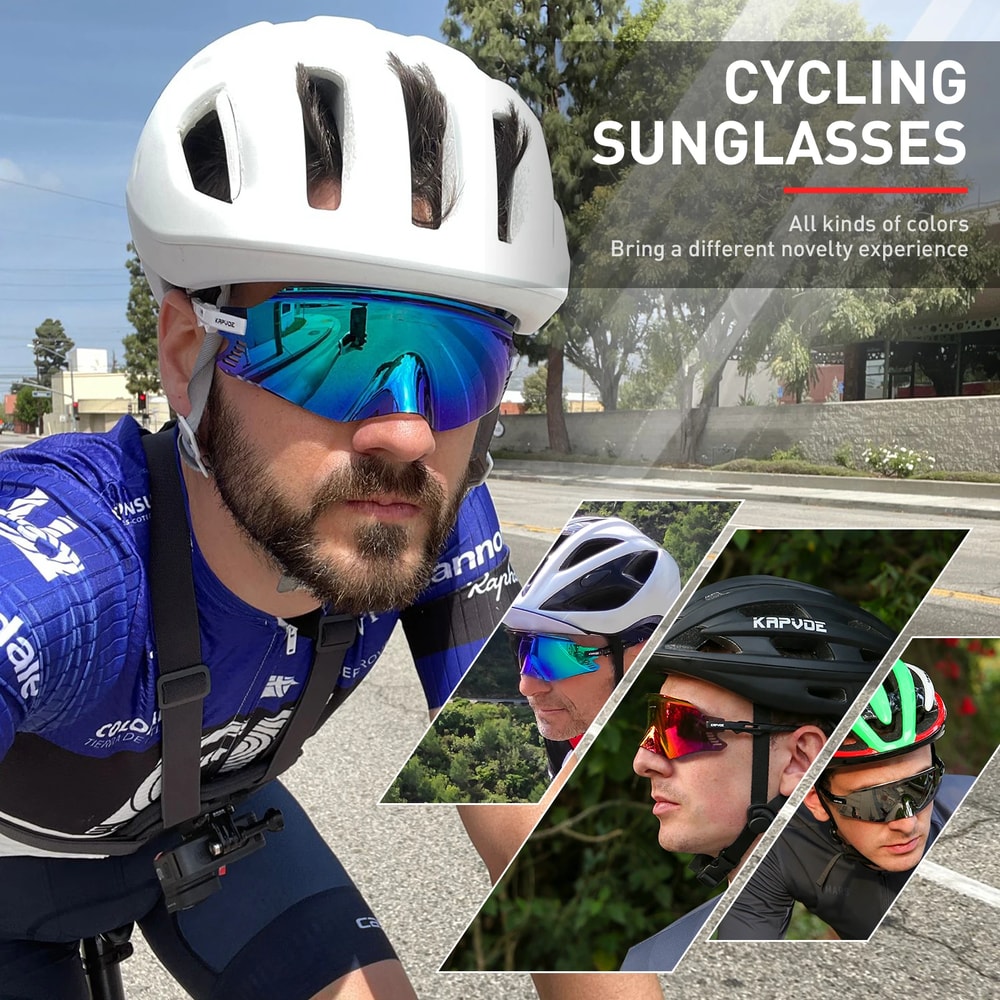 Cycling Sunglasses Lightweight Road Bike Eyewear For Outdoor Sports 1
