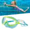 Kids Swim Goggles With Nose Cover Anti Fog Leak Proof Wide View Swim Mask 0