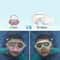 Kids Swim Goggles With Nose Cover Anti Fog Leak Proof Wide View Swim Mask 3