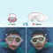 Kids Swim Goggles With Nose Cover Anti Fog Leak Proof Wide View Swim Mask 3