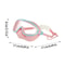 Kids Swim Goggles With Nose Cover Anti Fog Leak Proof Wide View Swim Mask 7