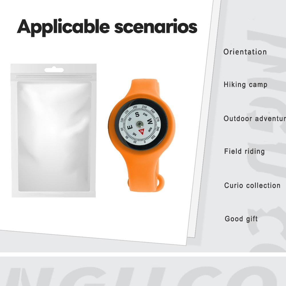 Adventure Ready Wrist Compass For Hiking Camping And Emergency Travel 1