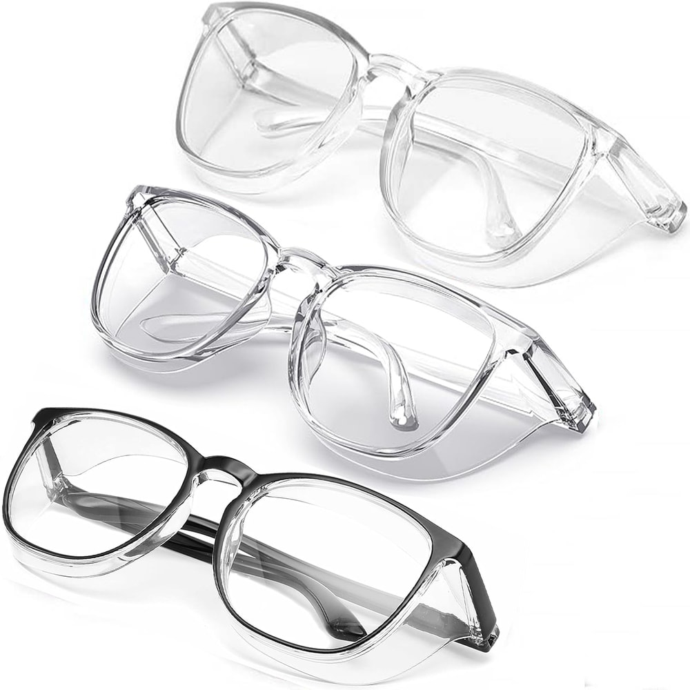 Anti Fog Blue Light Blocking Glasses With Side Shields For Pollen And Dust Protection 0