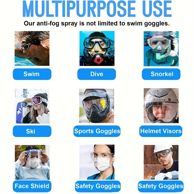 Anti Fog Spray For Glasses Goggles And Mirrors 5