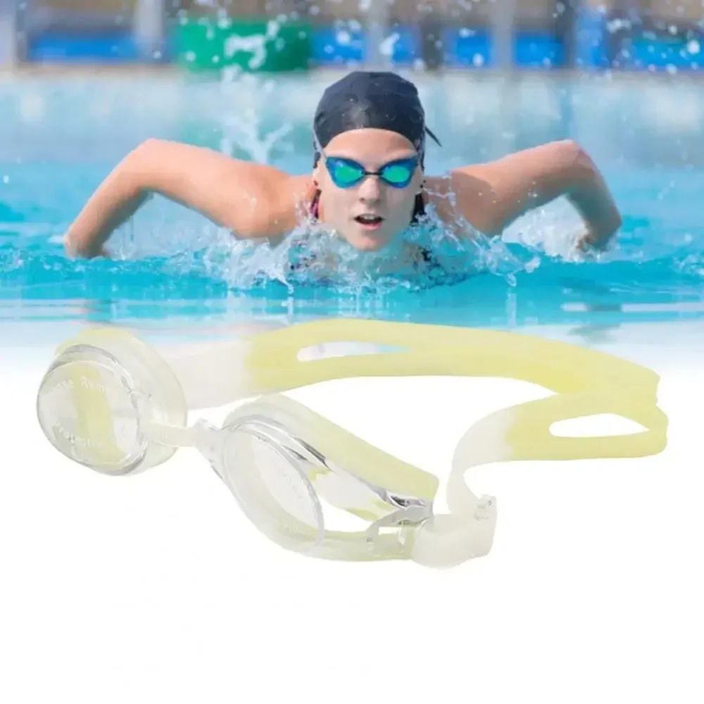 Adult Swim Goggles Anti Fog Leak Proof Adjustable Comfort Fit 1