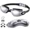 Anti Fog Mirrored Swim Goggles Leakproof UV Protection For Adults And Youth 6