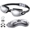 Anti Fog Mirrored Swim Goggles Leakproof UV Protection For Adults And Youth 6