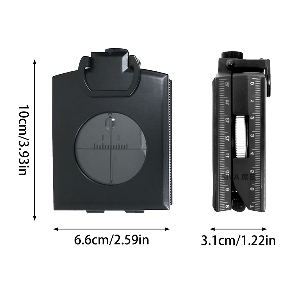 Glow Lensatic Survival Compass for Hiking Camping Navigation
