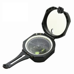 waterproof geological compass with clinometer for orienteering and survival