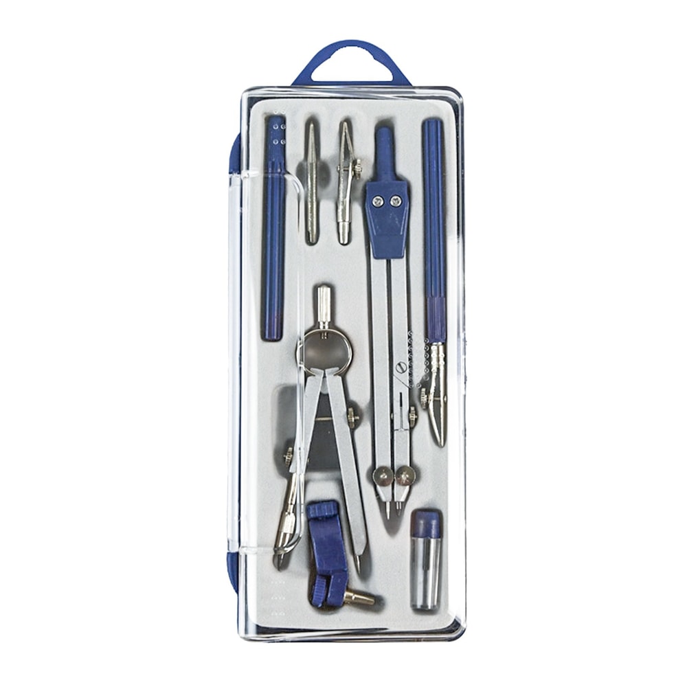 Precision Geometry Compass Set Professional Math Drafting Kit with Metal Tools