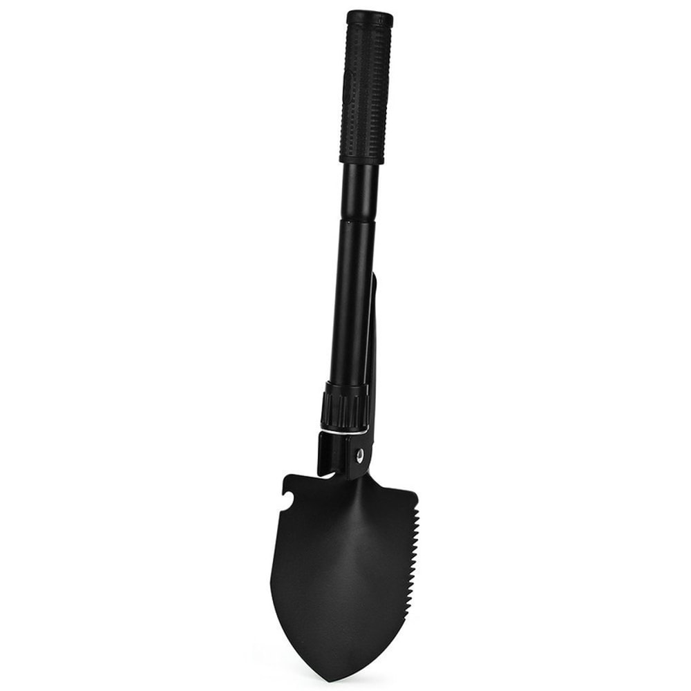 Compass Folding Shovel Portable Camping Entrenching Tool