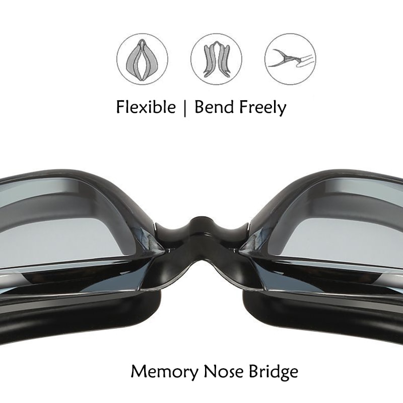 Anti Fog Swimming Goggles With Earplugs UV Protection 2