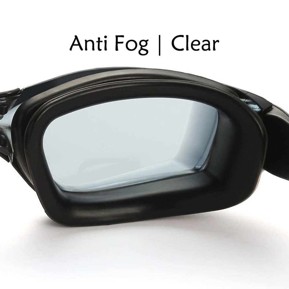 Anti Fog Swimming Goggles With Earplugs UV Protection 4