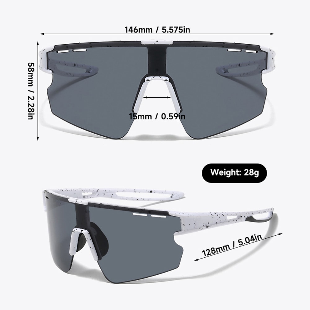 Cycling Sunglasses With Mirrored Lens Lightweight Riding Glasses For Men And Women 3