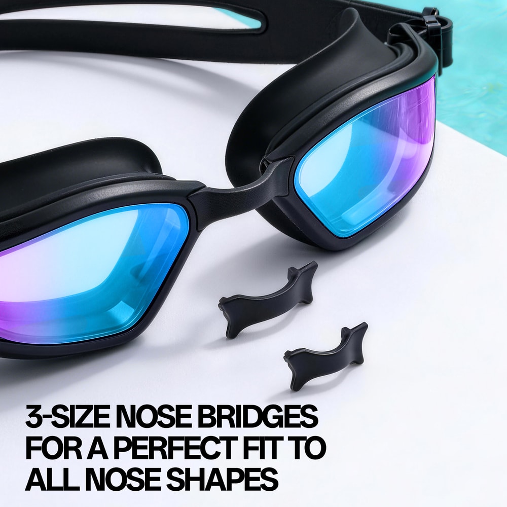 Anti Fog Leakproof Adult Swimming Goggles With UV Protection 4