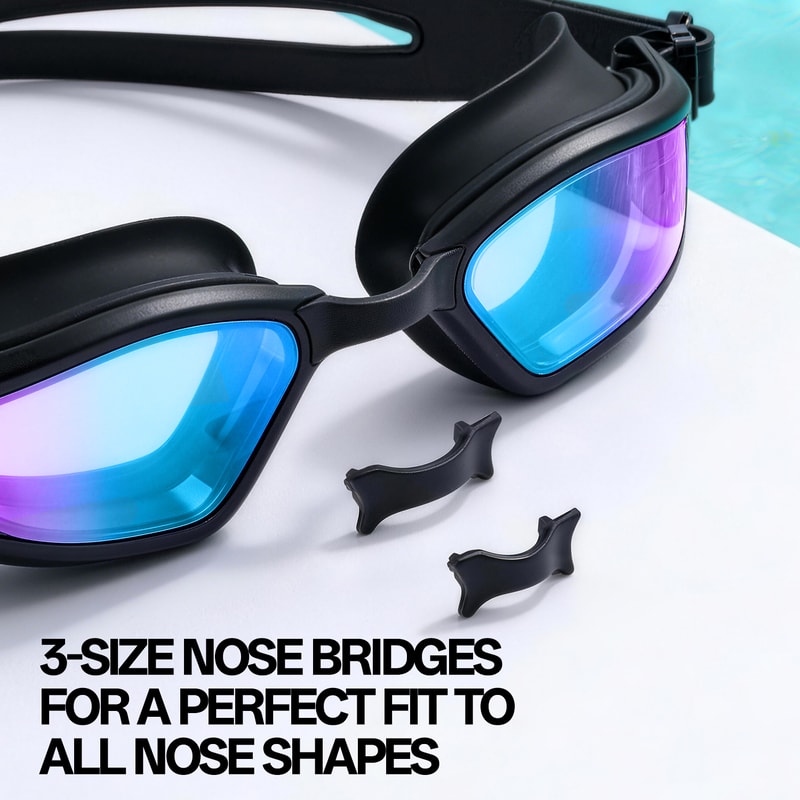 Anti Fog Leakproof Adult Swimming Goggles With UV Protection 4