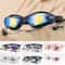 HD Anti Fog Swim Goggles For Adults Waterproof Silicone Adjustable Pool Glasses 2