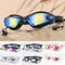 HD Anti Fog Swim Goggles For Adults Waterproof Silicone Adjustable Pool Glasses 2