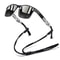 Retro Square Sunglasses With Chain Detail Lightweight Unisex Shades 0