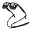 Retro Square Sunglasses With Chain Detail Lightweight Unisex Shades 3