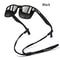 Retro Square Sunglasses With Chain Detail Lightweight Unisex Shades 7