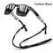 Retro Square Sunglasses With Chain Detail Lightweight Unisex Shades 5