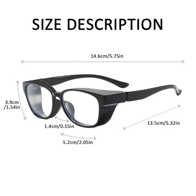 Anti Fog Safety Goggles Clear Splash Proof Work And Lab Eye Protection 5