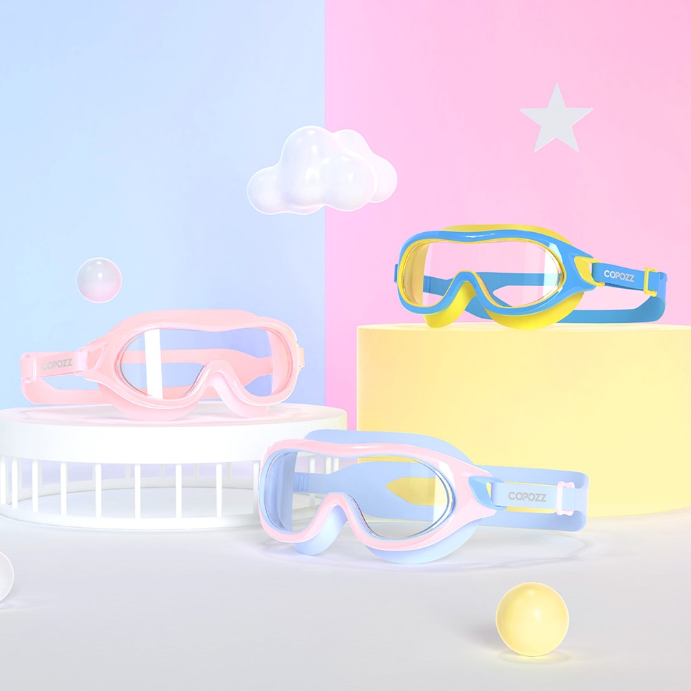 Kids Swim Mask Goggles Anti Fog Leak Proof Youth Swimming Eyewear 4