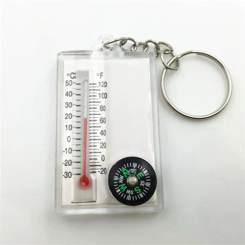 Mini Carabiner Compass Keychain For Hiking Camping And Everyday Adventure 0