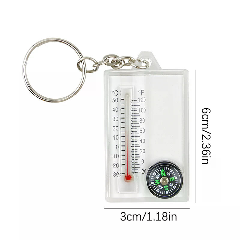 Mini Carabiner Compass Keychain For Hiking Camping And Everyday Adventure 6