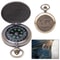 Vintage Pocket Compass Waterproof Hiking Compass for Camping and Outdoor Navigation
