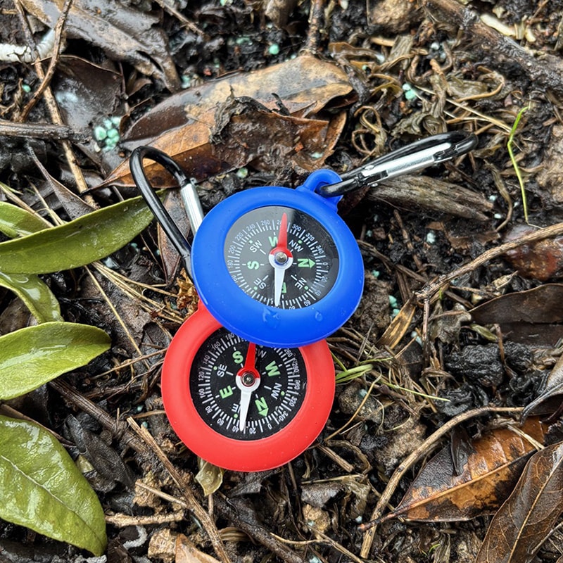 TrailClip Carabiner Compass Mini Camping Compass For Hiking And Bushcraft 3