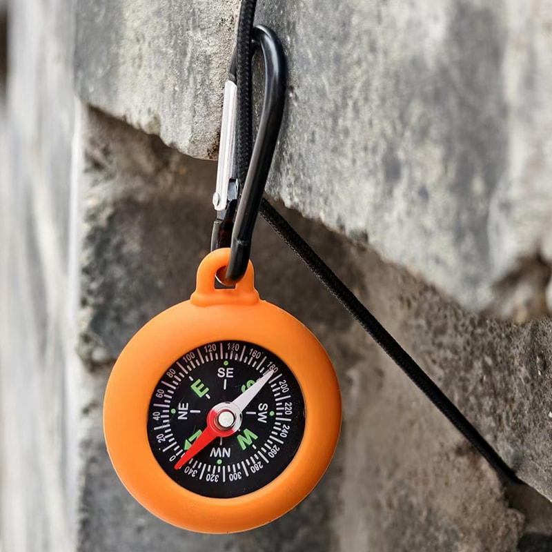 TrailClip Carabiner Compass Mini Camping Compass For Hiking And Bushcraft 5