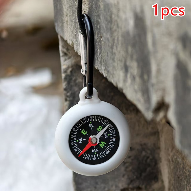 TrailClip Carabiner Compass Mini Camping Compass For Hiking And Bushcraft 4