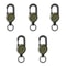 Heavy Duty Retractable Keychain with Reinforced Steel Cable & Secure Carabiner Clip