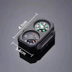 picatinny rail compass and thermometer for airsoft and outdoor gear