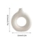 White Ceramic Look Vase For Modern Home Decor 2