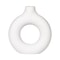 White Ceramic Look Vase For Modern Home Decor 3