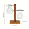 Vintage Plant Propagation Station With Wooden Stand And Hydroponic Glass Vase 2