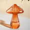 Cute Mushroom Glass Vase Hydroponic Planter for Plant Cuttings and Floral Decor