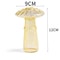 Cute Mushroom Glass Vase Hydroponic Planter for Plant Cuttings and Floral Decor