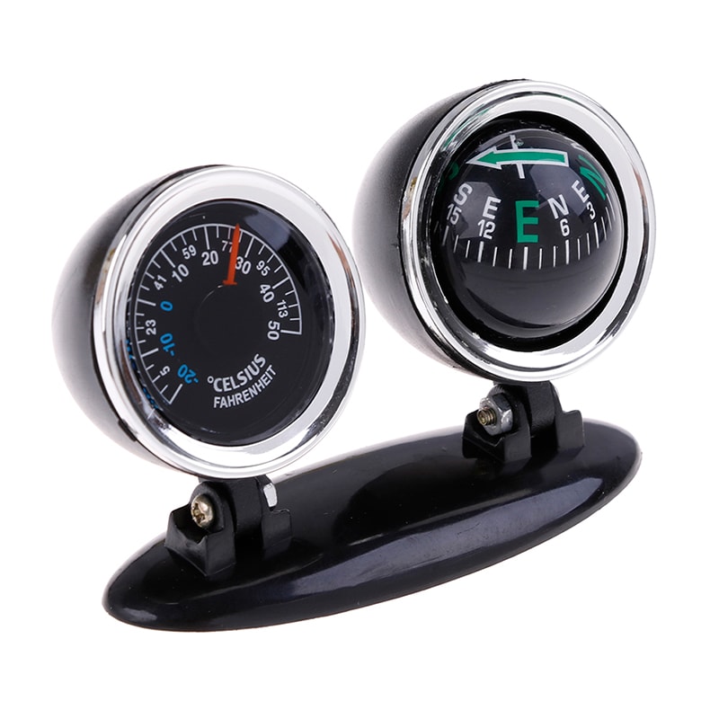 Car dashboard compass and car thermometer for Cars, Trucks and SUVs