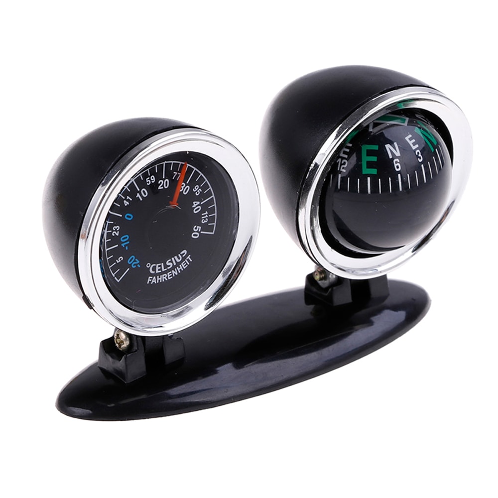 Car dashboard compass and car thermometer for Cars, Trucks and SUVs