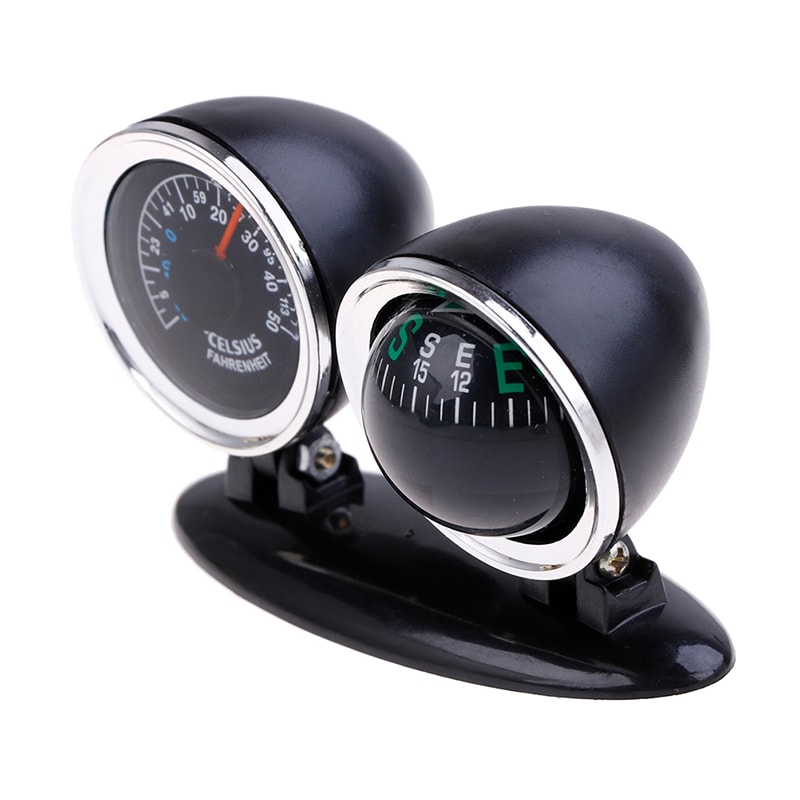 Car dashboard compass and car thermometer for Cars, Trucks and SUVs
