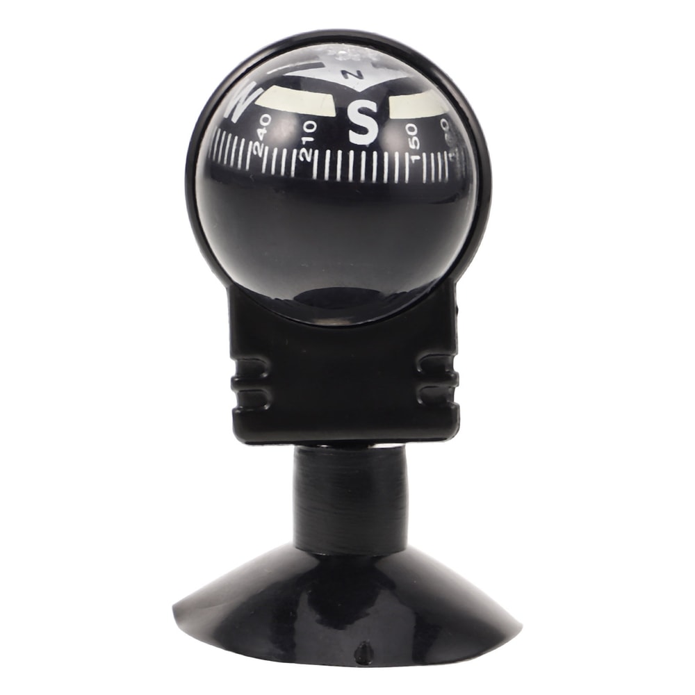 Foldable Car Dashboard Compass with Suction Cup Rotating Ball for Car Boat RV