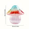 Handcrafted Glass Mushroom Vase Hydroponic Planter For Boho Home Decor 4