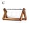 Wooden Frame Terrarium Planter With Hydroponic Glass Vases For Indoor Plant Display 5