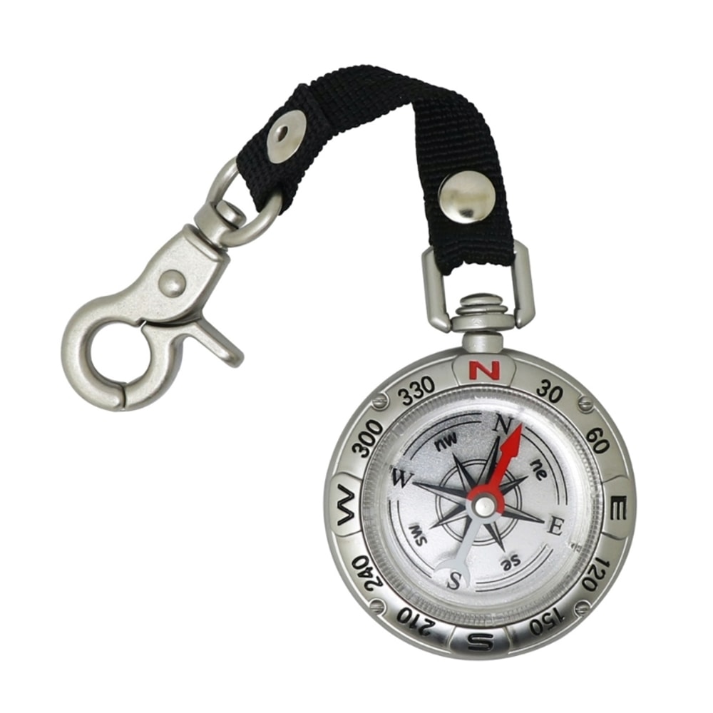 Mini Compass with Lanyard Key Chain Portable, Multifunctional Survival Compass for Outdoor Adventures, Hiking & Travel
